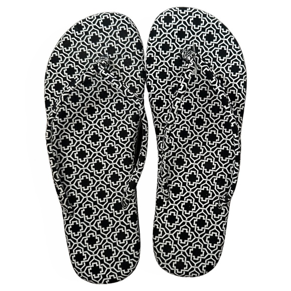 Douglas Paquette Memory Foam Flip Flops - Size 9 - Picture 1 of 4